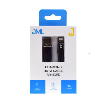 Kabel JML CD-106 USB LIGHTNING - 2A 0,25M